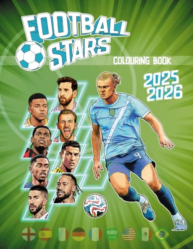 Football Stars Coloring Book