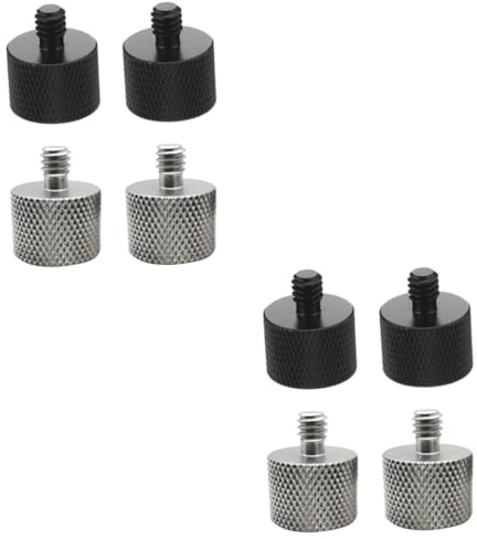 Gadpiparty 8stücke Mikrofonadapter Schraube Stativadapter Für Mikrofon Und Kamera Vielseitig Einsetzbar Für Monopods Tripods Und Zubehör