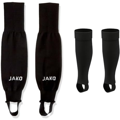JAKO Kinder Glasgow 2.0 Stutzen, Schwarz, 1 (Herstellergr? e: Junior), 3414 & Unisex uni Stutzen, Schwarz, M (Junior) EU