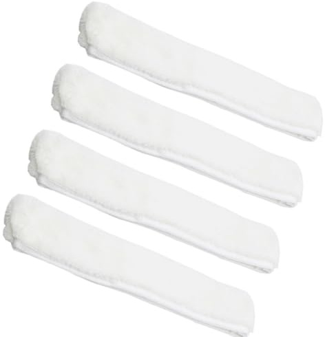 Mikrofaser-Ersatz-Schrubber Wischer für Fensterreiniger, Fensterglas-Reinigungstücher für Verlängerungsstange, 35 cm, 4 Stück