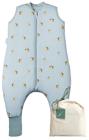 molis&co - Baby Schlafsack mit Füßen und Socke - Ideal für den Winter - Babyschlafsack mit Beinen 2,5 tog - 100% Baumwolle (Oeko-TEX 100), Premium Qualität - Colima (90 cm)