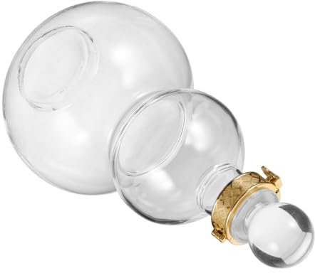 Cabilock Botellas De Vidrio para Vino Vacías Porrón Decorativo para Elaboración De Vino Resistente y Ligero
