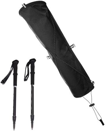 Vandringsväska – vandringsstav hållare väska för resor | promenadkäpppåse utomhusutrustning för resor äventyr berg sport vuxna backpacking entusiaster camping, S-, Refer to description, Unisex