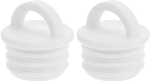WOONEKY Lot de 2 Bouchons en Caoutchouc pour Seau à Serpillière Bouchon de Sortie de Balai 20 MM Étanchéité Fiable pour Buanderie et Nettoyage Domestique