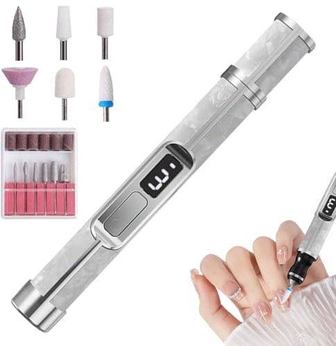 Elektrische Nagelfeile Set | 3-Stufen Polier- Und Pediküre-Werkzeug,Kompaktes Schleifgerät Für Maniküre Und Pediküre | Zum Schneiden Formen Von Fingernägeln, Dicker Nagelhaut, Maniküre Für Zuhause