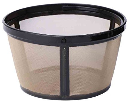 JHFF Wiederverwendbare Permanenter Kaffeefilter, Dauerfilter Metallgitter, Größe 10-12 Tassen