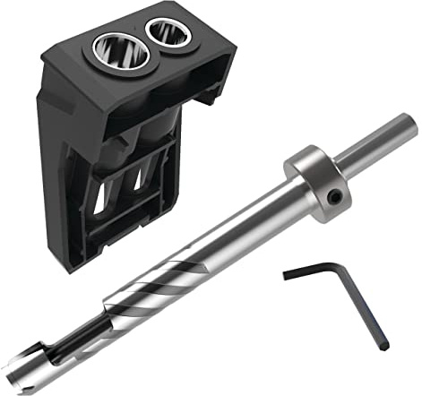 KREG KPHA740 Holzdübel Bohrschablone für Jig 720 und 720 PRO | Dübelschneider-Bohrerführungsset zum Schneiden von benutzerdefinierten Holzdübeln, um Taschenlöcher sauber zu verbergen