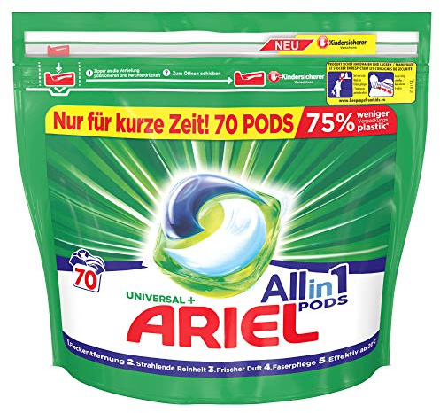 Ariel All-in-1 PODS Universal – 70 Waschladungen