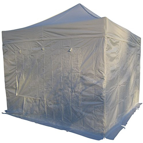 3x3m ALU Profi Faltzelt Marktzelt Marktstand Tent 50mm Hex ALU mit Metallgelenken und FEUERHEMMENDEN PLANEN von AS-S