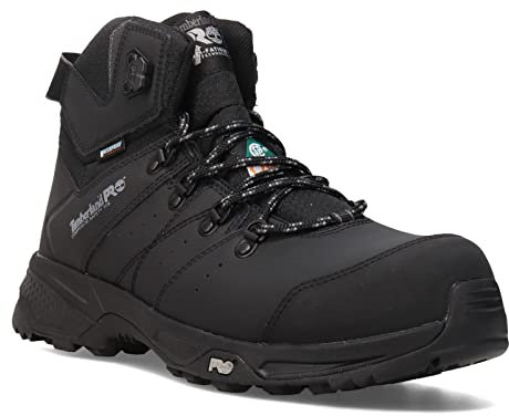 Timberland PRO Men's Switchback Composite Safety Toe Waterproof Industrial Hiking Work Boot, Black, 9.5 M