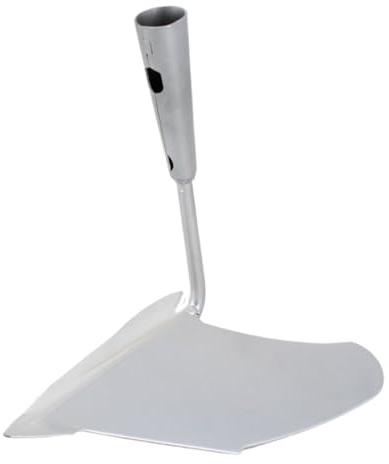 Rekord Kartoffelhäufler (Stahl, pulverbeschichtet), ohne Stiel, Arbeitsbreite: 20 cm Silber | Häufler, Häufelpflug, Kultivator, ideal zum Furchenziehen