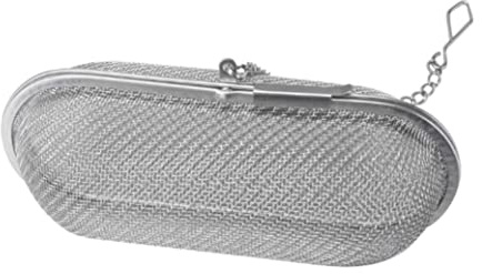 SITER TEA, Filtro spezie in acciaio inossidabile Infusore di cottura a sfera a mesh a maglie per tè e spezie di condimento, 1pc ovale