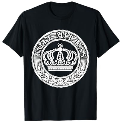 Preußische Gürtelschnalle T-Shirt Gott Mit Uns Deutschland Tee T-Shirt
