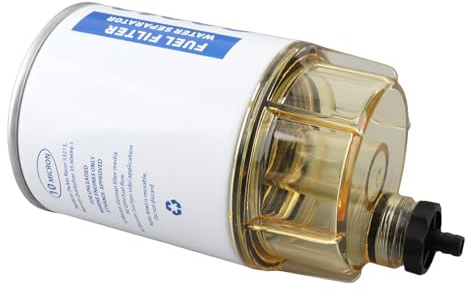 Keenso Boot-Filter Kraftstoff Wasserabscheider, Außenborder Kraftstofffilter 18-7928 für Boots-Außenbordmotoren, Traktoren, Skip-Steer-Lader und Handler