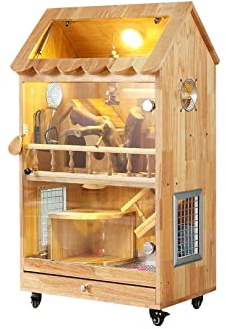 Katzenhaus katzenvilla Pet Villa Haustierschrank for den Innenbereich, Katzenstreu nimmt keinen Bereich EIN, geeignet for Wohnzimmer usw. Katzenhütte