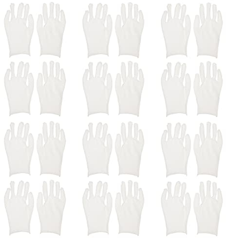 Angoily Paare Warme Arbeitshandschuhe Reinigungshandschuhe Handschuhe Für Die Handpflege Schützende Arbeitshandschuhe Puderfreie Handschuhe Bilden Erdfarben Weiß