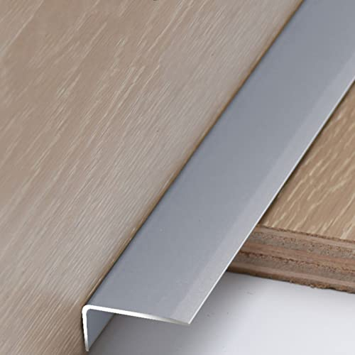 Treppenkantenprofil Treppenprofil Treppenkantenschutz, Stufenkanten-/Kantenverkleidung, Bodenübergangsprofilstreifen für Vinyl-Holzplatten-Laminat, Metall-L-Formleiste breit 35 mm, Rot, Weiß, Gold,
