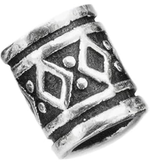 Windalf Kelten Haarperle Bartperle THYRA 4 mm Wikinger Bartschmuck 925 Sterlingsilber