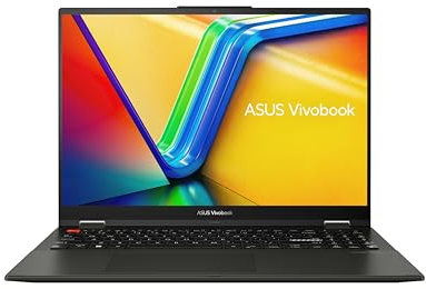 ASUS Vivobook S16 Flip | Convertible | 16 WUXGA Touch-Display | AMD Ryzen 7 7730U | RAM: 16GB | SSD: 500GB | Windows 11 Pro #mit Notebooktasche