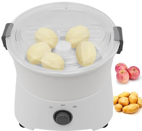 Pelapatate Elettrico, Pelapatate Automatico Da 85 W, Pelapatate Portatile Con Comando A Un Pulsante, Per Uso Domestico O Commerciale, Utilizzato Per Pelare Le Patate E Disidratare Le Verdure,B