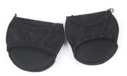 SEWOART 1paar Unsichtbare -toe-fußpolster Für Hohe Absätze Bequeme Sohle Dämpfend Und Rutschfest Für Damen Schwarz Schützt Die Füße Vor Druck Und Schmerzen