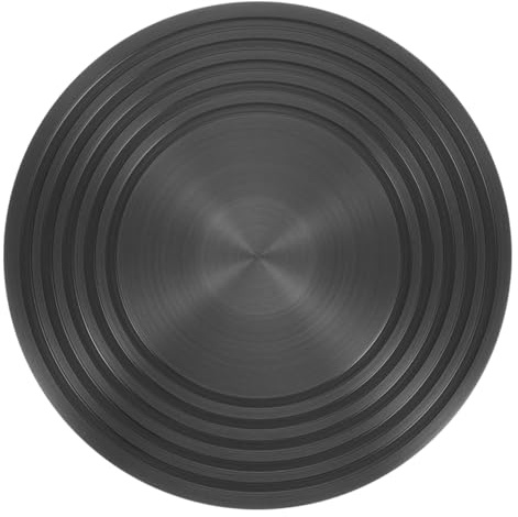 Thermoplatte für Gasherd, Aluminium, Schwarz, Küche, Eben | Wärmeverteiler, Auftauplatte, Leicht zu Bedienen, Einfach zu Reinigen, Platzsparend Aufzubewahren