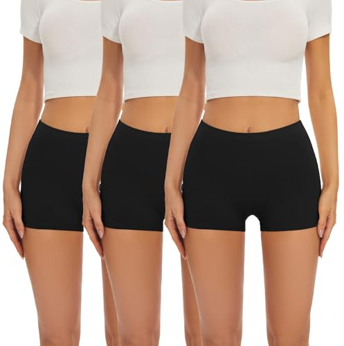 SIHOHAN Boxer Femme Coton Shorty Anti Frottement Cuisse Femme Culottes