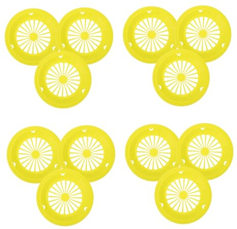 EXHUMKY 12pièces Support De Plat pour BBQ Assiette Creuse Réutilisable Accessoires De Fête Et Pique-