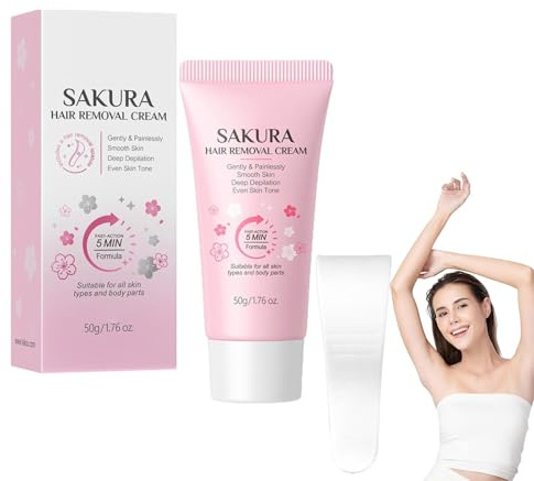 Hair Removal Cream,Haarentfernungscreme für Körper & Beine,Gesichtshaarentfernung Creme,Enthaarungscreme für alle Hauttypen