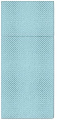 PAW - Besteckservietten aus Softpoint (32 x 38 cm 1/8 Bestecktasche) | 50 Stück | Perfekt für Pubs, Hotels oder Cafés | Serviettentaschen für Besteck | Azzurro