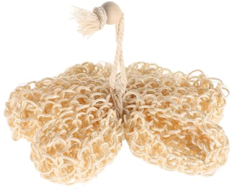 Gatuida Esponja Exfoliante de Sisal para Baño y Ducha Bola de Baño Natural para Adultos Limpieza Profunda y para Piel Herramienta de Exfoliación Corporal