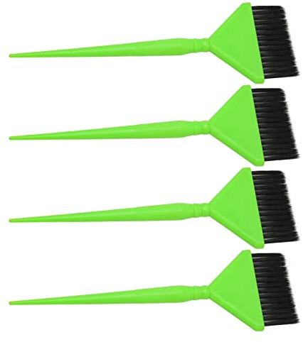 DGLDCSHUAI 4 pezzi Set di pennelli per tinture per capelli Applicatore di pennelli per colorare i capelli a coda appuntita portatile per salone di casa professionale