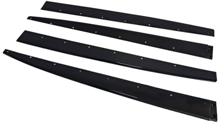 Minigonne Laterali Sottoporta Per Serie 3 F30 2013-2018 Gonna Paraurti Laterale Accerchiamento Guardia Spoiler Protezione Sottoscocca MP Stile 4 Pz Body Kit Tuning
