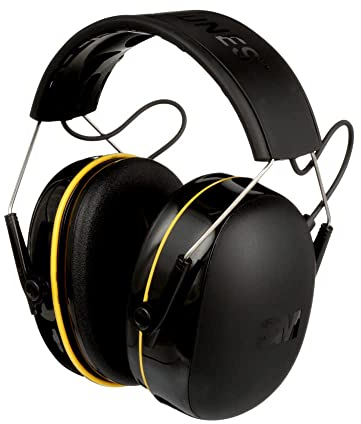3M WorkTunes Connect Hearing Protector with Bluetooth Wireless Technology, 24 dB NRR, Hearing Protection Safety Earmuffs, Black