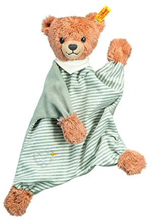 Steiff 239915 Schlaf Gut Bär Schmussetuch grau