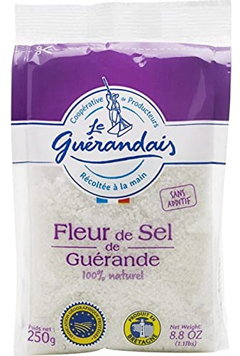 Le Guérandais Fleur de Sel de Guérande 100% naturel 250g (lot de 3)