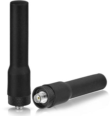 Bingfu Dual-Band VHF/UHF Funkgerät-Antenne, SMA-Buchse, 136–174/400–460 MHz | Kompatibel mit Baofeng BF-F8HP, UV-5R, UV-82, BF-888S und weiteren Handfunkgeräten, 2er-Pack