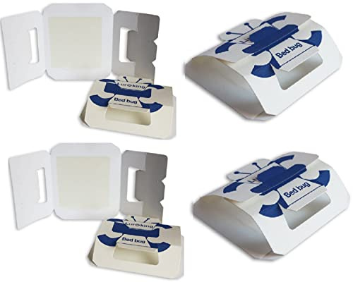Xtermin8Prob 6 Bedbug Traps - Bed Bug Trap Monitors for Bedroom Bed Bugs