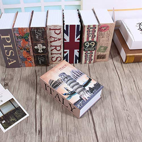 Buchtresor, Box Money Cash Jewelry Wörterbuchbox Lock (Love Type) Dictionary Book Secret Safe Security (Art des schiefen Turms von Pisa)