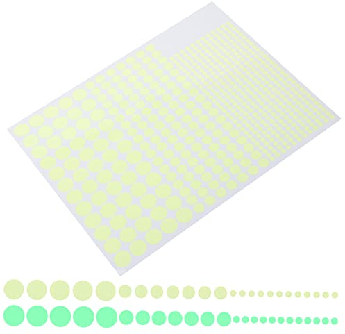 Garneck 1 Juego De Pegatinas Luminosas Etiquetas Extraíbles Pegatinas para Interruptor De Luz Pegatinas Fluorescentes Calcomanías De Pared Fluorescentes Interruptor De Etiqueta