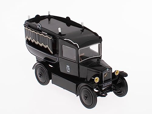 OPO 10 - Camion 1:43 Compatible avec Berliet VTB Fourgon mortuaire électrique 1924 - BER58