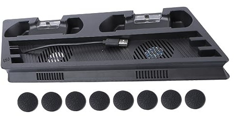 Gadpiparty Pro Cooling Stand Dual Charging Station Cooler for Console and Controller Hub for Gaming