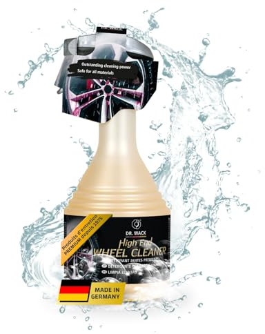 Dr. Wack - High End Nettoyant pour Jantes de Voiture 750 ML – Spray Rapide et Doux – Formule Gel & indicateur d'efficacité – pH Neutre – Entretien Automobile Premium