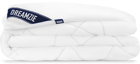 Dreamzie Piumino Estivo Letto Matrimoniale - Piumone Leggero 220x240 cm, Trapunta Sottile 220 x 240 in Microfibra Sintetica