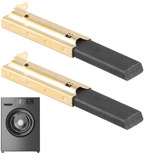 NIYATA Charbon Machine a Laver L94MF7, Balai de Charbon Moteur Lave Linge,Brosses à Charbon pour L94MF7,Dents Horizontales,pour Moteur Electrique Machine à Laver,5 * 13.5 * 39.6MM