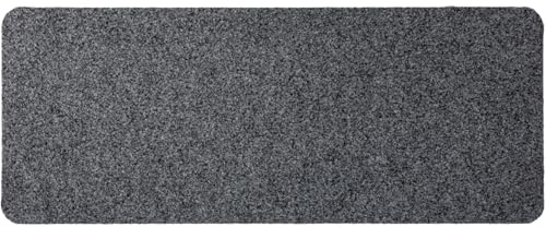 ANRO Schuhparkplatz Fußmatte rutschfest Fußabtreter Schmutzfangmatte Indoor Sauberlaufmatte schmal Abtropfmatte für Eingang Uni Grau 30 x 100 cm