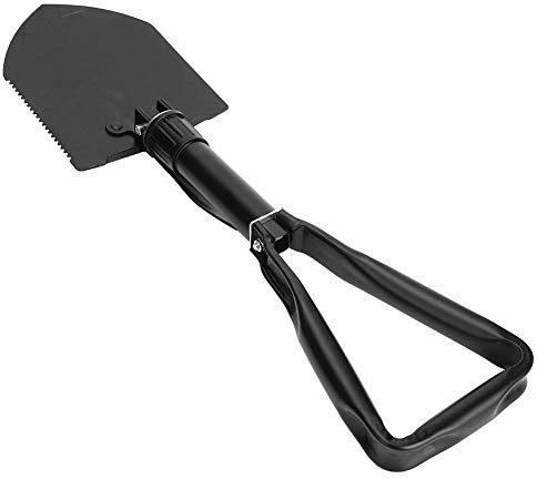 Leftwei Pala Pieghevole, Vanga Pieghevole Portatile Multiuso con Comoda Custodia per il Trasporto, per il Giardinaggio da Arrampicata in Campeggio