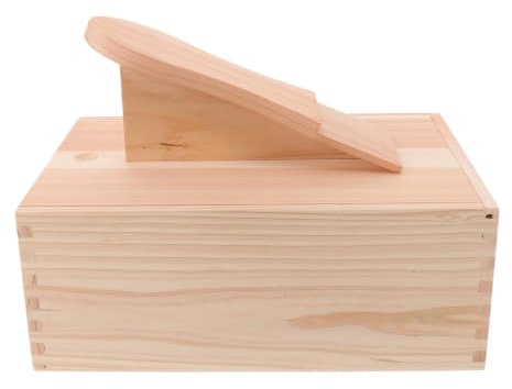 SAFIGLE Wood Valet Box Shoe Shine Kit Holder with Foot Rest and Compartments Wooden Shoe Conditioning Box with Wide Opening Design for Easy Access Stylish Beige for Home and Office