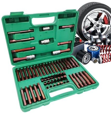 Set Di Bussole Per Chiave Dinamometrica Kit Di Punte E Chiavi Per | Set di bussole dinamometriche a cricchetto per meccanici auto, tecnici, garage, officina, industri