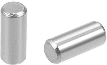 sourcing map 20stk. Dübelstift 304 Edelstahl Holz Etagenbett Dübelstifte Regalheringe Stützregale Silberton 5mm x 12mm